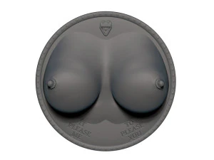 boobs pierced fridge magnets 3D Print Model