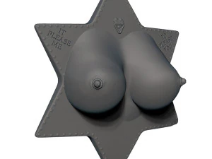 boobs pierced fridge magnets 3D Print Model