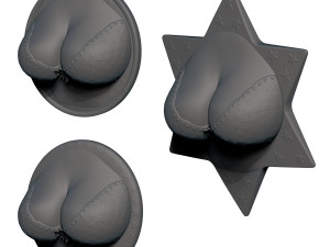 cleavage busty bra fridge magnets 3D Принт Модель