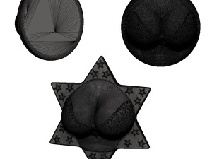 cleavage busty bra fridge magnets 3D Принт Модель