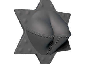 cleavage busty punk fridge magnets 3D Print Model