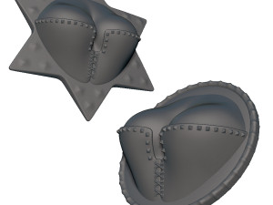 cleavage busty punk fridge magnets 3D Print Model