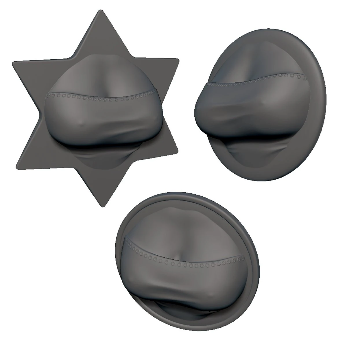 cleavage busty tube top fridge magnets 3D Print Model .c4d .max .obj .3ds .fbx .stl .blend 
