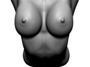 shelf brackets female torso 3D Baskı Modeli