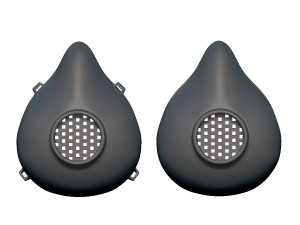 covid-19 mask 3D Druckmodell