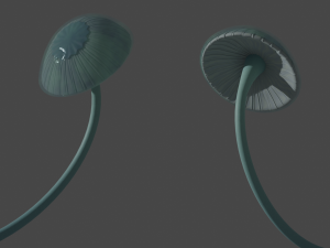 dynamic mushroom prop Modelo 3D