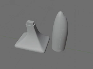douglas dc-10 with stand 3D Print Model