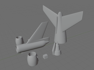 douglas dc-10 with stand 3D Baskı Modeli