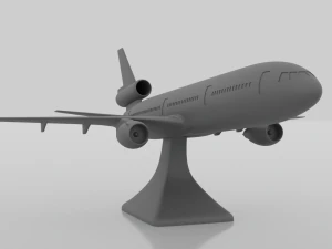 Douglas DC-10 con supporto Modello di stampa 3D