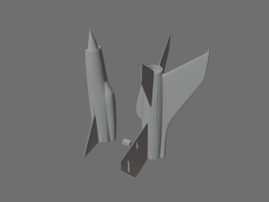 mig-21 - 3d printable model Model Cetak 3D