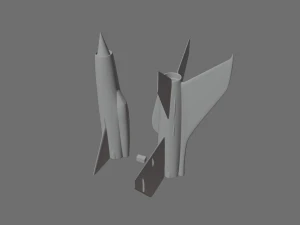 mig-21 - 3d printable model 3D Print Model
