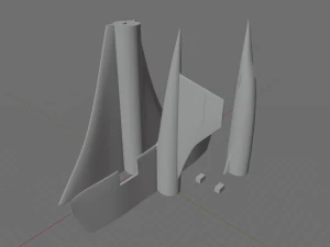 concorde - 62 cm 3d printable model 3D Print Model