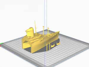 ss australis ocean liner - 3 in 1 - highly customizable 3D Print Model