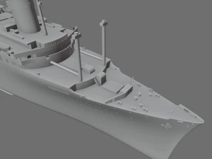 ss australis ocean liner - 3 in 1 - highly customizable 3D Print Model