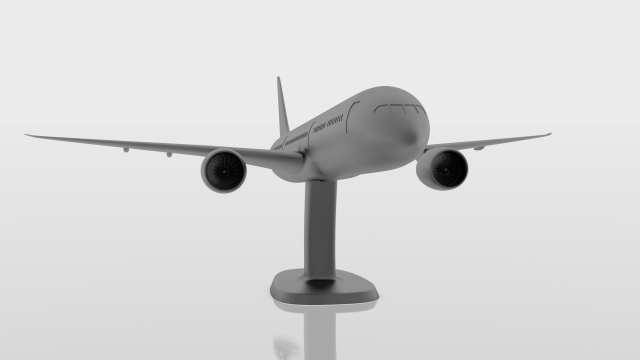 boeing 787 with 3 variants - 3d printable model 3D Принт Модель .c4d .max .obj .3ds .fbx .stl .blend 