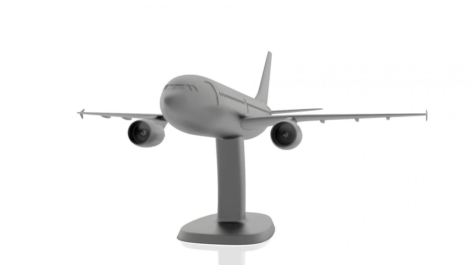 airbus a310 3d printable model 3D Print Model .c4d .max .obj .3ds .fbx .stl .blend 