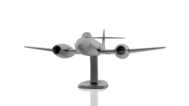 gloster meteor f8 - 3d printable model 3D Print Model .c4d .max .obj .3ds .fbx .stl .blend 