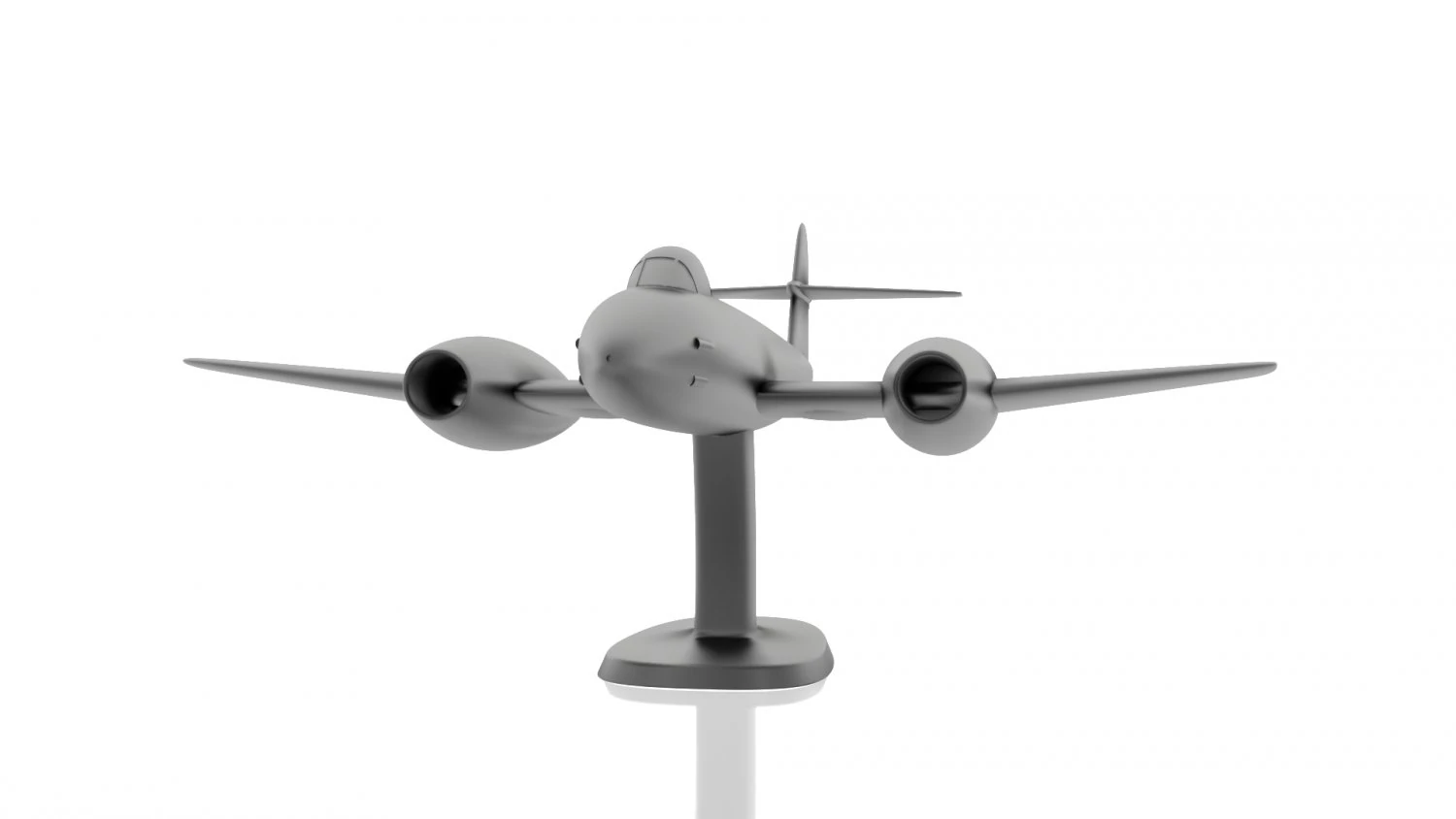 gloster meteor f8 - 3d printable model 3D Print Model .c4d .max .obj .3ds .fbx .stl .blend 