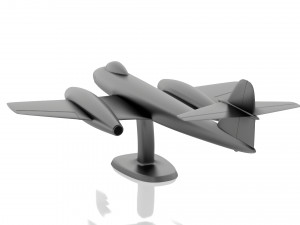 gloster meteor f8 - 3d printable model 3D Print Model