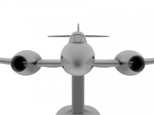 gloster meteor f8 - 3d printable model 3D Print Model