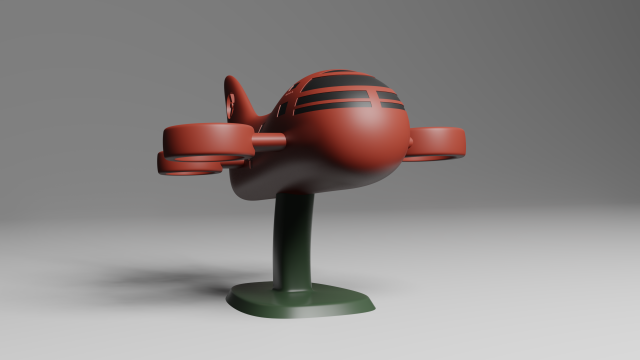toppat clan airship - 3d printable model Model Cetak 3D .c4d .max .obj .3ds .fbx .stl .blend 