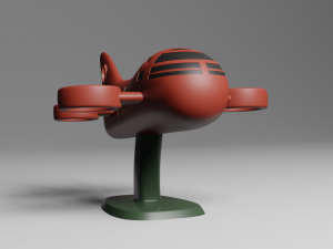 toppat clan airship - 3d printable model 3D Print Model