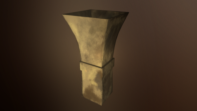 chinese worn container 3D Model .c4d .max .obj .3ds .fbx .stl .blend 