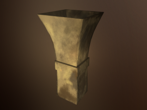 chinese worn container 3D मॉडल