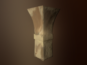 chinese worn container 3D Model
