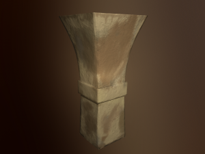chinese worn container 3D Model