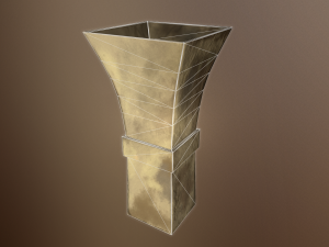 chinese worn container 3D Model