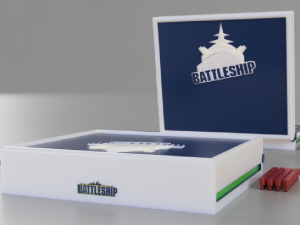 battleship board game game battleships 3d print model 3D Print Model