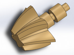 turbine shaft Model 3D