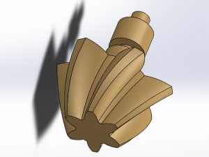turbine shaft Model 3D