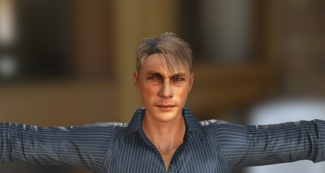 Jan klod van dam 3D Model .c4d .max .obj .3ds .fbx .stl .blend 