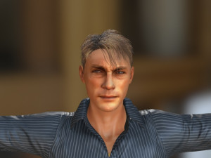 Jan klod van dam 3D 모델