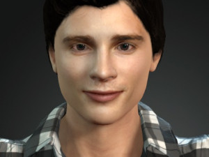 Superman Tom Welling Smallville 3D 모델