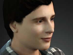Superman Tom Welling Smallville 3D Model