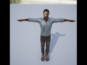 Westley Snipes 3D Model