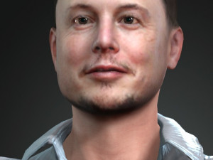 Elon Mask 3D Model