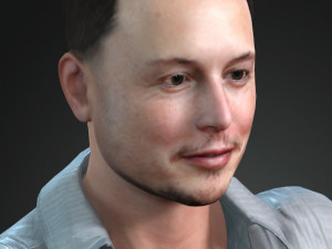 Elon Mask Modelo 3D