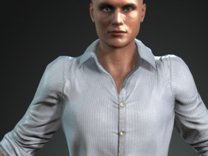 Dolf lundgren 3D 모델