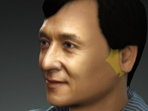 Jackie chan 3D Model