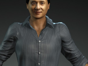 Jackie chan 3D Model