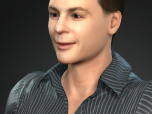Sheldon cooper 3Dモデル