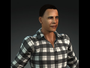 Obama 3D Model