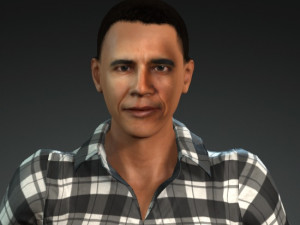 Obama 3D Model
