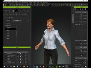 angela merkel 3D मॉडल