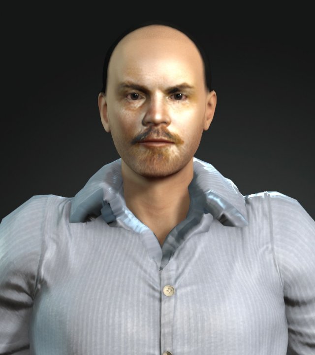 Vladimir Ilyich Lenin 3D मॉडल .c4d .max .obj .3ds .fbx .stl .blend 