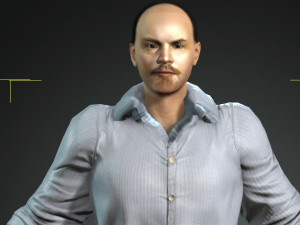 Vladimir Ilyich Lenin 3D मॉडल